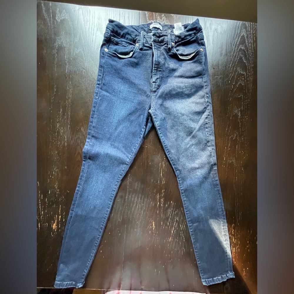 Good American Women's Power Stretch Pull-On Skinny Jeans - size 12